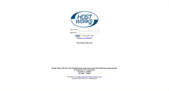 Desktop Screenshot of mail.hostworks.com